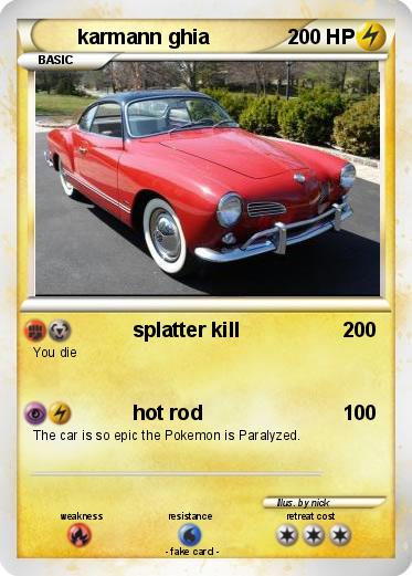 Pokemon karmann ghia
