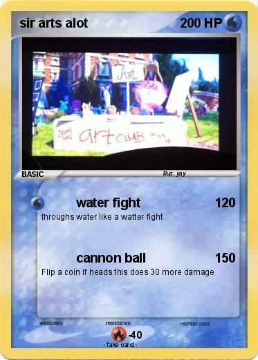 Pokemon sir arts alot