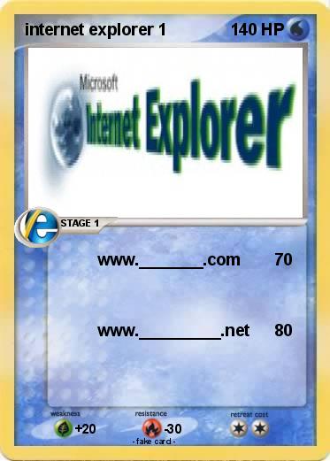 Pokemon internet explorer 1