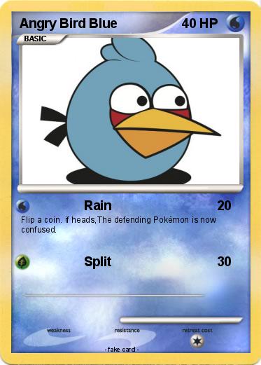 Pokemon Angry Bird Blue