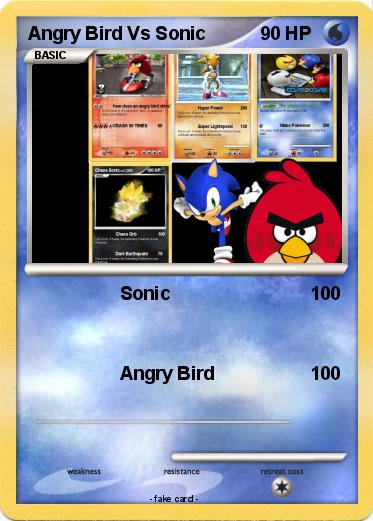 Pokemon Angry Bird Vs Sonic