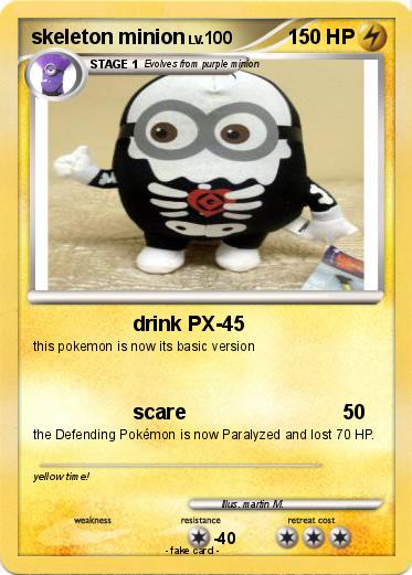 Pokemon skeleton minion