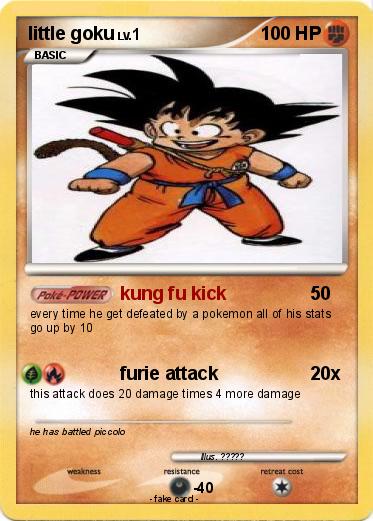Pokemon little goku
