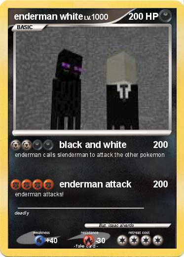 Pokemon enderman white