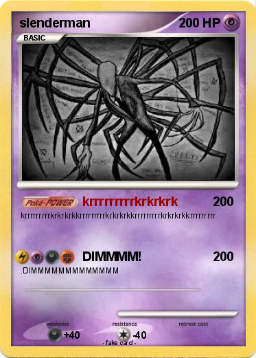 Pokemon slenderman