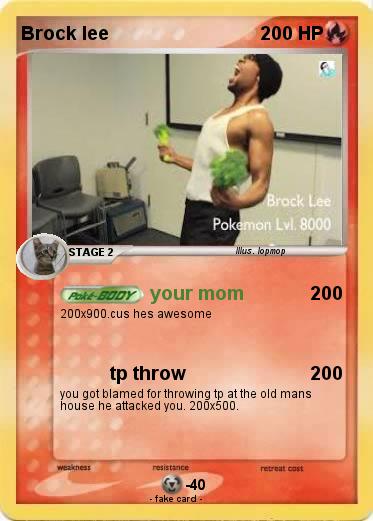 Pokemon Brock lee