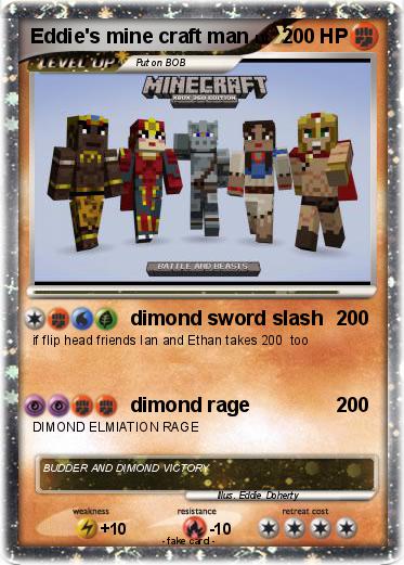 Pokemon Eddie's mine craft man