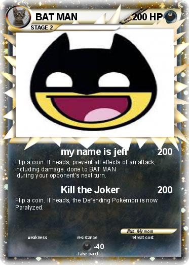 Pokemon BAT MAN