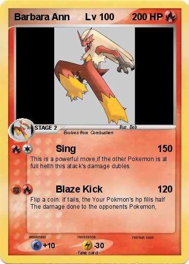 Pokemon Barbara Ann      Lv 100