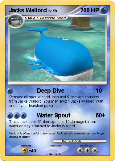 Pokemon Jacks Wailord