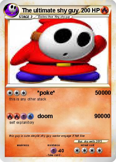 Pokemon The ultimate shy guy
