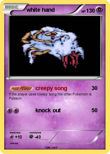 Pokemon white hand