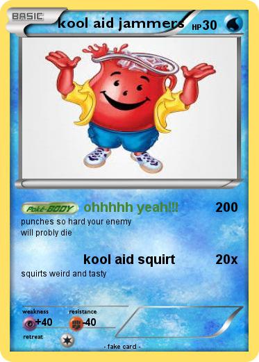 Pokemon kool aid jammers