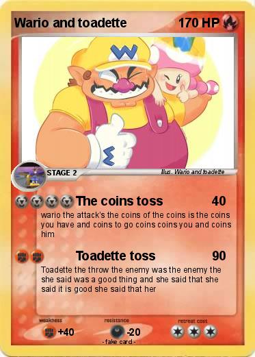 Pokemon Wario and toadette