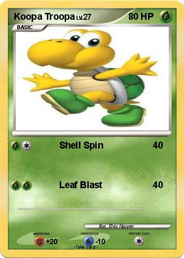 Pokemon Koopa Troopa
