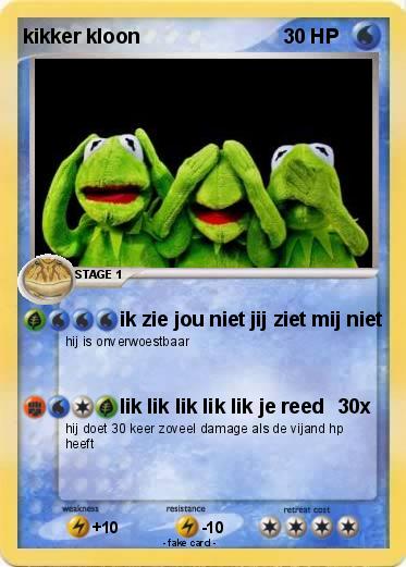 Pokemon kikker kloon