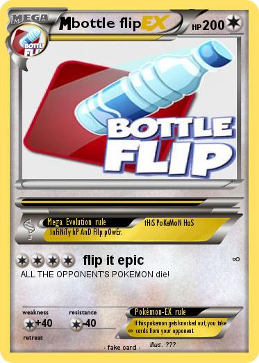 Pokemon bottle flip
