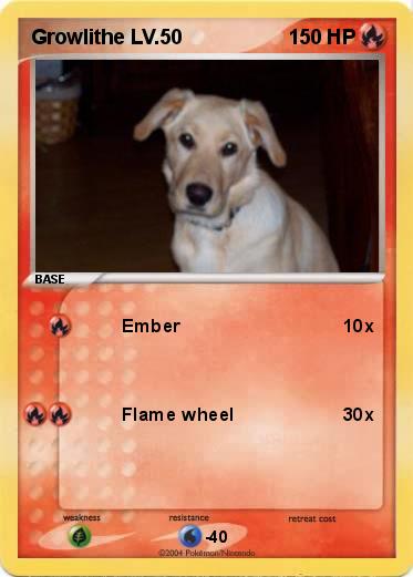 Pokemon Growlithe LV.50