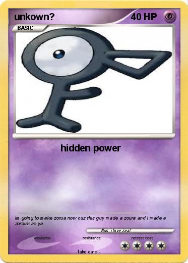 Pokemon unkown?