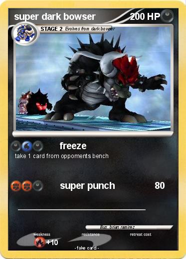 Pokemon super dark bowser
