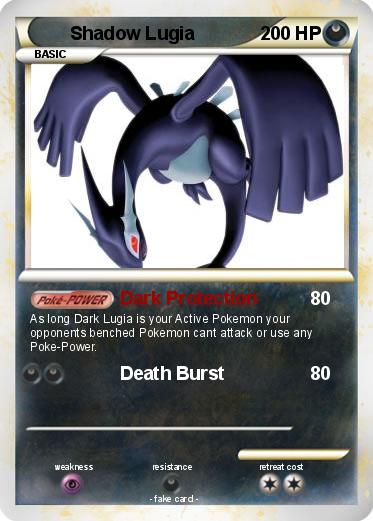 Pokemon Shadow Lugia