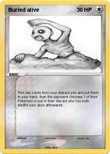 Pokemon Buried alive