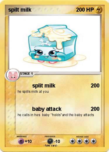 Pokemon spilt milk