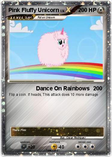 Pokemon Pink Fluffy Unicorn