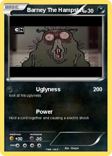 Pokemon Barney The Hampster