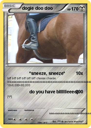 Pokemon dogie doo doo