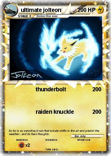 Pokemon ultimate jolteon