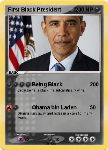 Pokemon First Black President