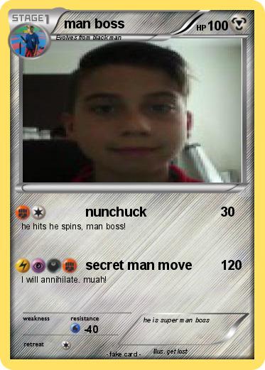 Pokemon man boss