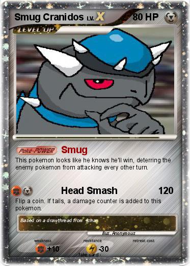 Pokemon Smug Cranidos