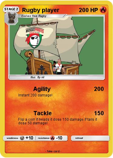 Pokemon Rugby player