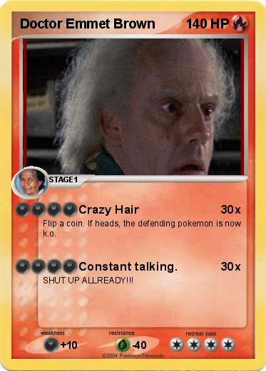 Pokemon Doctor Emmet Brown