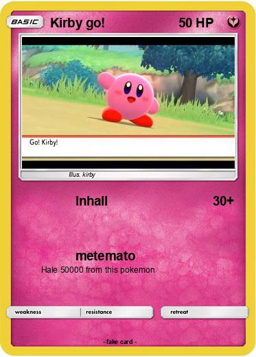 Pokemon Kirby go!