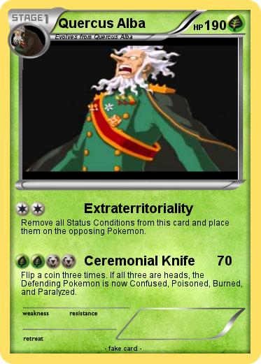 Pokemon Quercus Alba