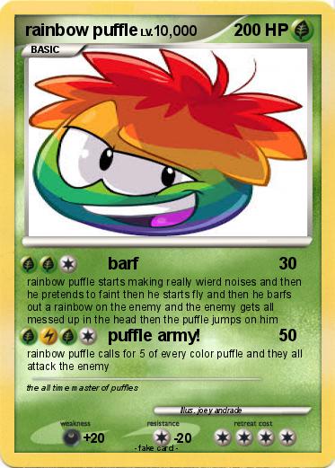 Pokemon rainbow puffle