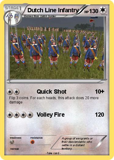 Pokemon Dutch Line Infantry Pokemon Dutch Line Infantry