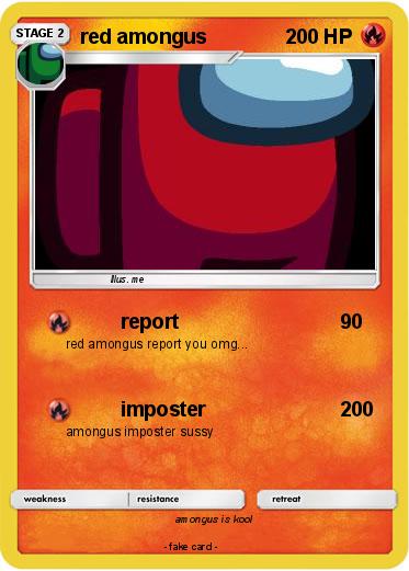 Pokemon red amongus