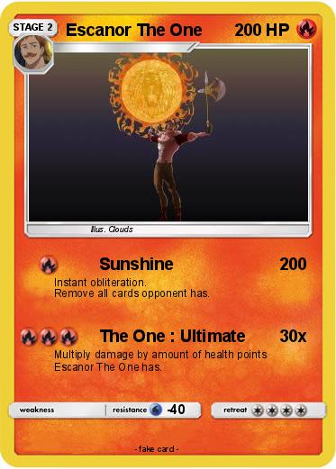 Pokemon Escanor The One