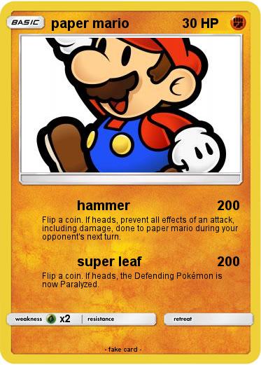 Pokemon paper mario