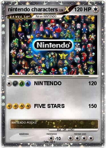 Pokemon nintendo characters