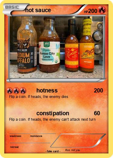 Pokemon hot sauce