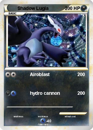 Pokemon Shadow Lugia