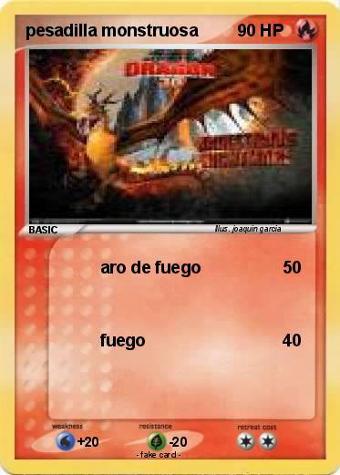 Pokemon pesadilla monstruosa