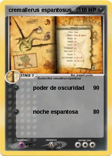 Pokemon cremallerus espantosus