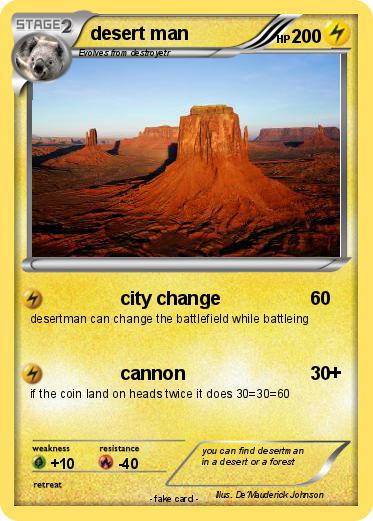 Pokemon desert man