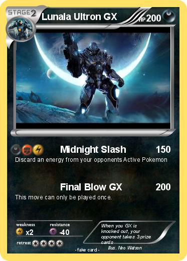 Pokemon Lunala Ultron GX